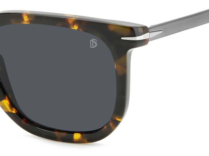 David Beckham DB 7119/S Grey Men's Square Sunglasses 51mm