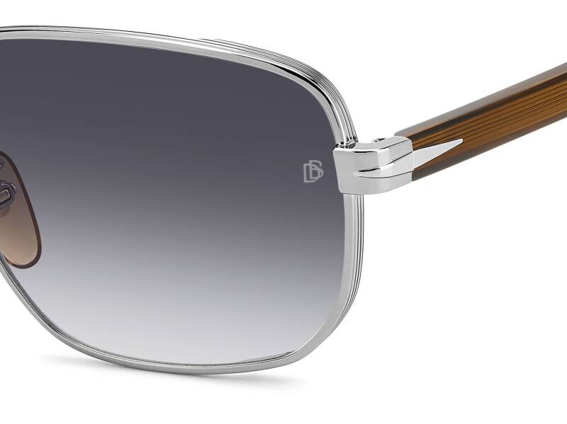 David Beckham DB 7121/G/S Dark Grey Square Men's Sunglasses