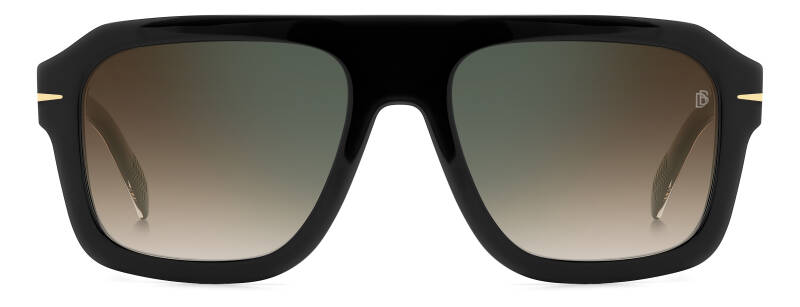 David Beckham DB 7127/S Brown Square Men's Sunglasses 54mm