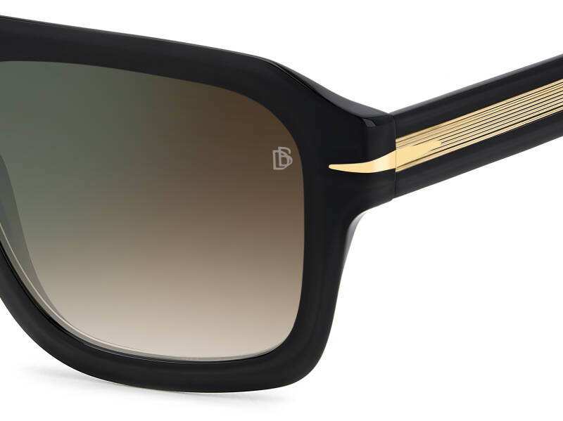 David Beckham DB 7127/S Brown Square Men's Sunglasses 54mm