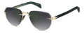 David Beckham DB 7144/S Grey Men's Square Sunglasses 55mm