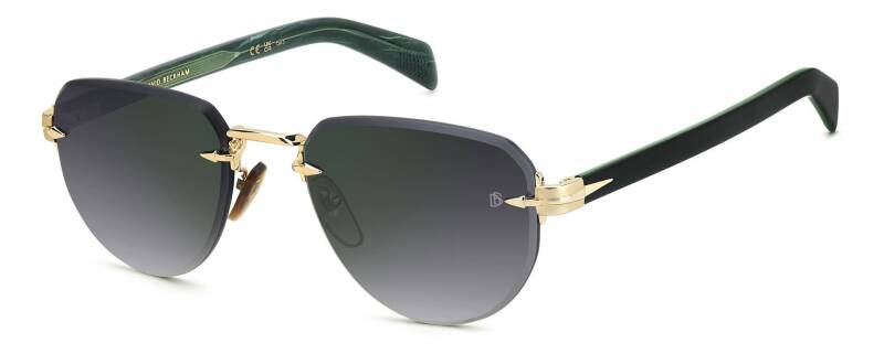 David Beckham DB 7144/S Grey Men's Square Sunglasses 55mm