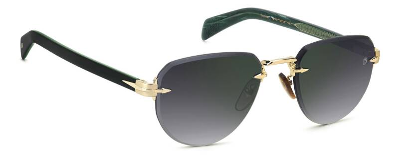 David Beckham DB 7144/S Grey Men's Square Sunglasses 55mm