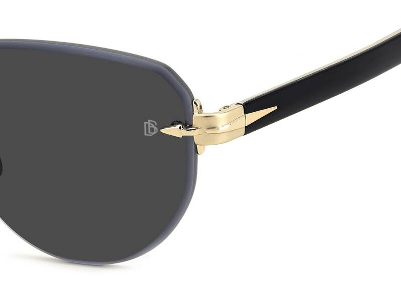 David Beckham DB 7144/S Grey Men's Sunglasses 55mm