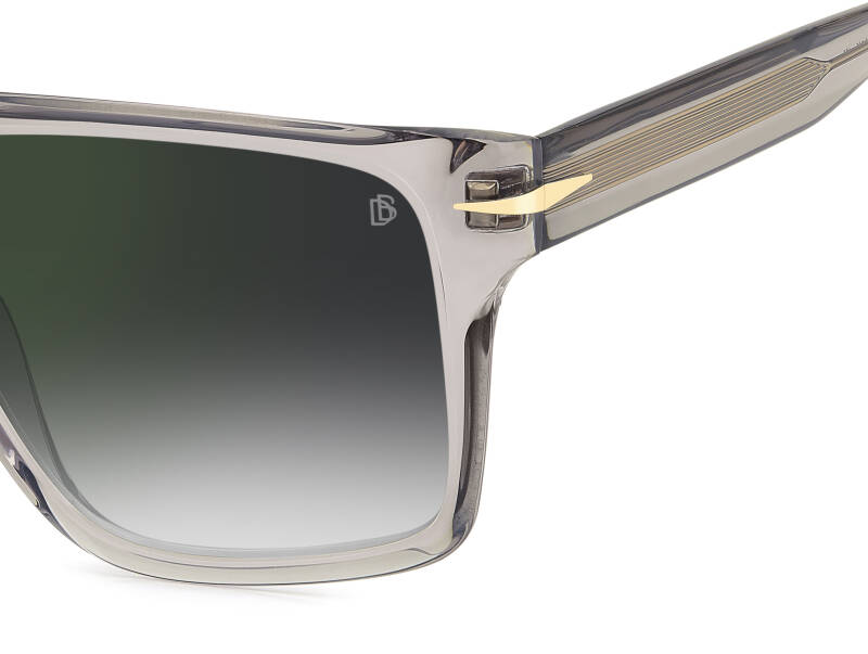 David Beckham DB 7149/S Grey Men's Square Sunglasses 59mm