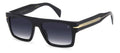 David Beckham DB 7161/S Classic Black Men's Sunglasses 54mm