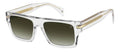 David Beckham DB 7161/S Men's Classic Square Sunglasses 54mm