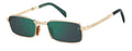 David Beckham DB 99/ORIGAMI Green Men's Sunglasses 53mm