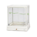 Dayang Stainless Steel Glass Bird Cage White 50x49x57 cm