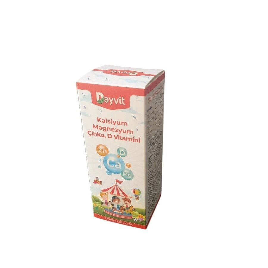 Dayvit Calcium Magnesium Zinc & Vitamin D Liquid Supplement 150ml