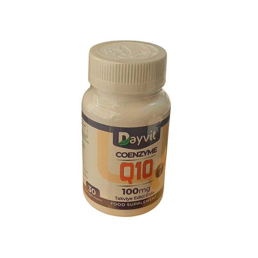 Dayvit Coenzyme Q10 100mg Dietary Supplement 30 Capsules