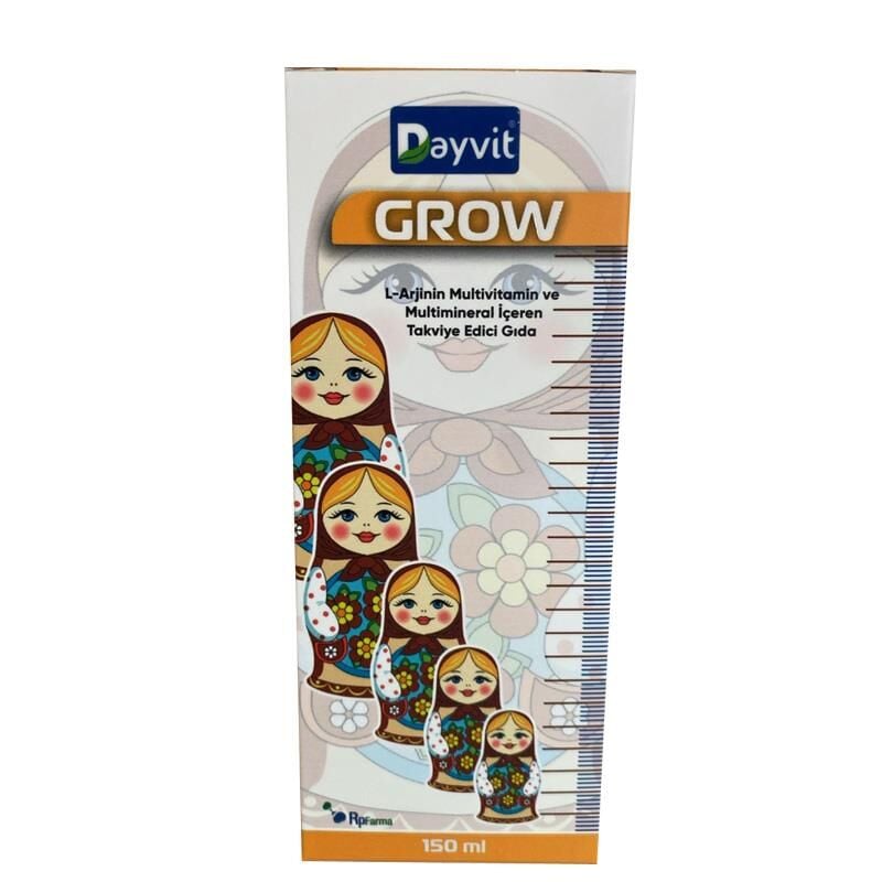 Dayvit Grow L-Arginine Multivitamin & Mineral Liquid 150ml