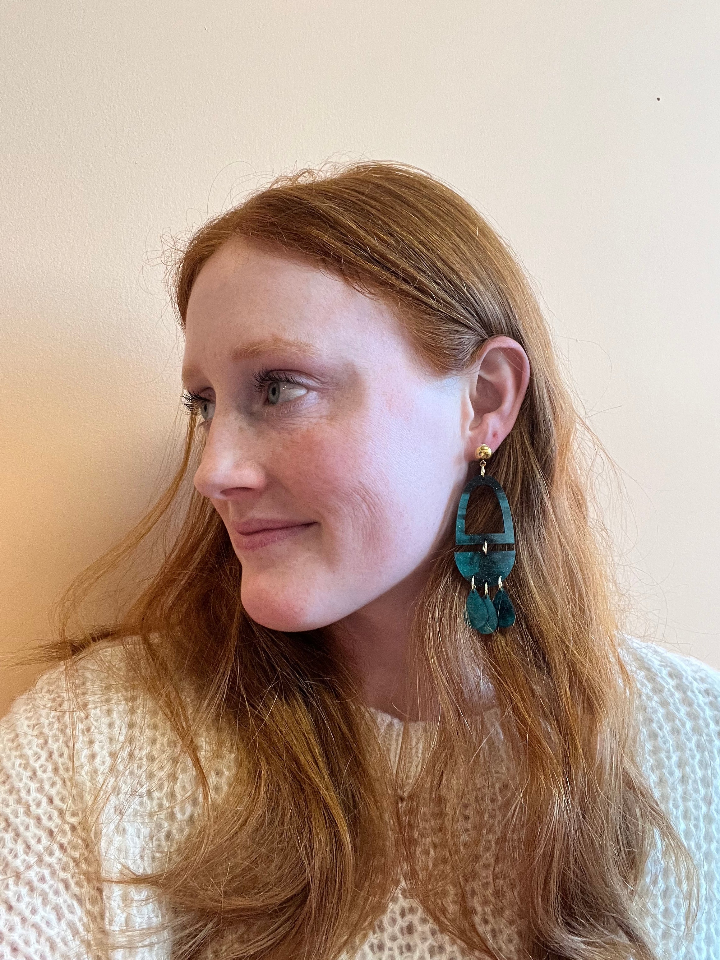 Cheerful Dangle Statement Earrings