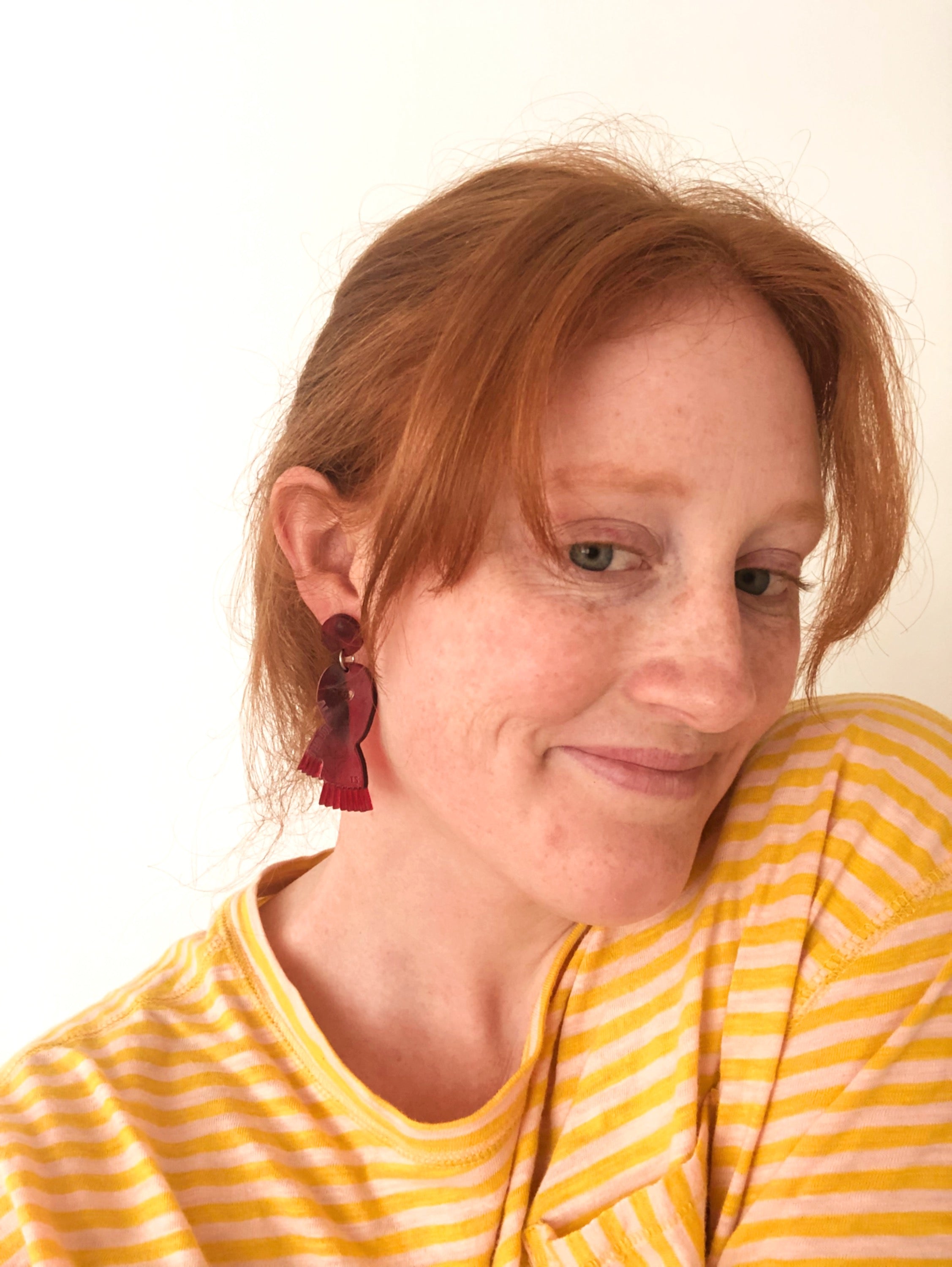“Just to Break Me Like a Promise” Scarf Earrings