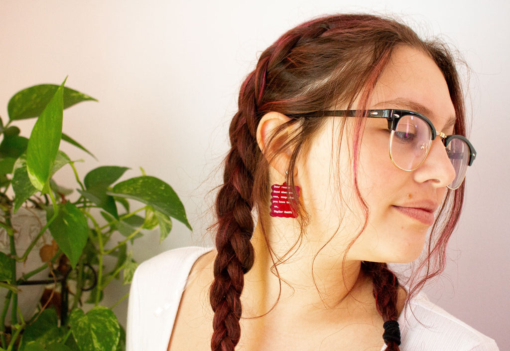 Dear Reader Earrings