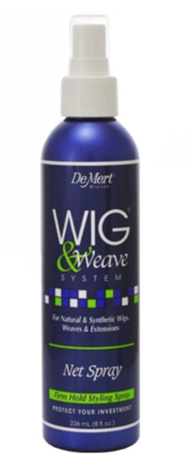 Demert Wig & Weave Net Spray Hairspray for Wigs & Weaves, 8 oz