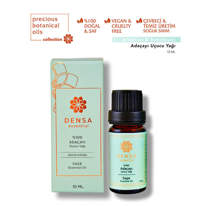 Densa Essential Clary Sage Essential Oil Pure & Natural 10 ml