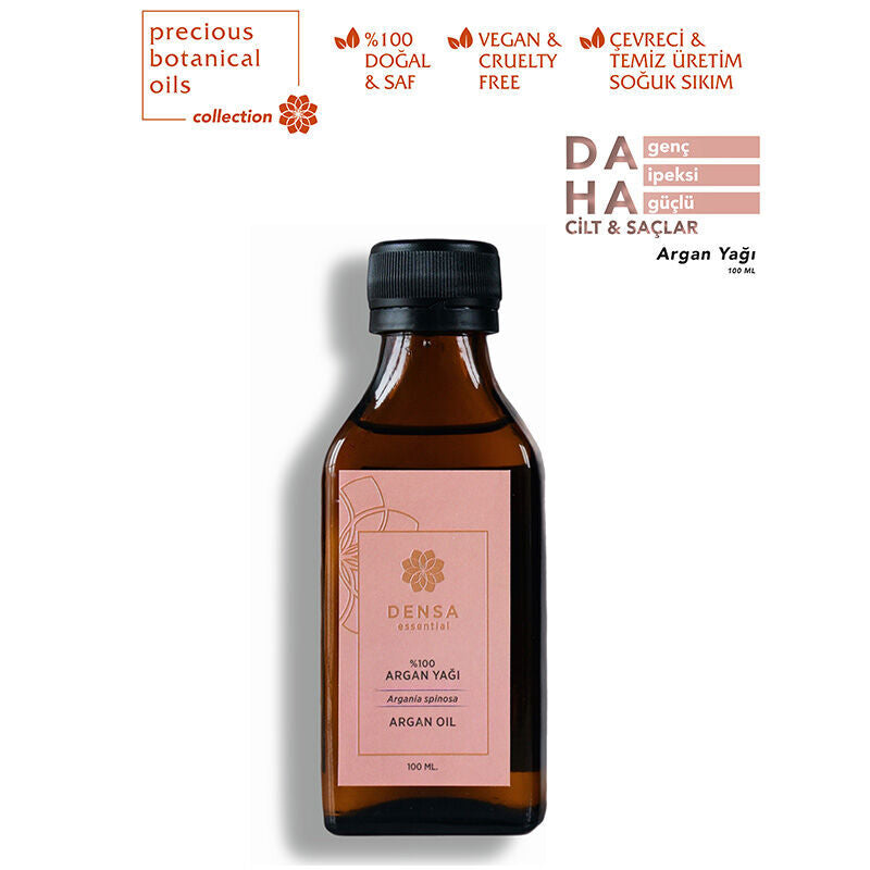 Densa Essential Pure Argan Oil for Hair and Skin 100 ml