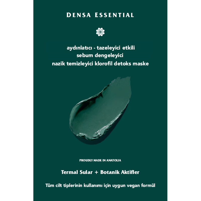 Densa Essential Chlorophyll Detox Pore Tightening Mask 50 ml