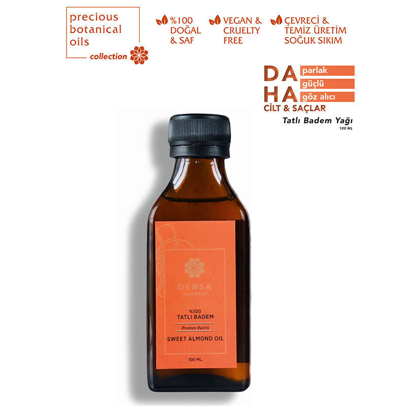 Densa Essential Sweet Almond Oil Pure Cold Pressed 100 ml