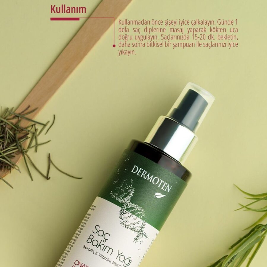 Dermoten Hair Care Oil Nourishing Treatment 100ml