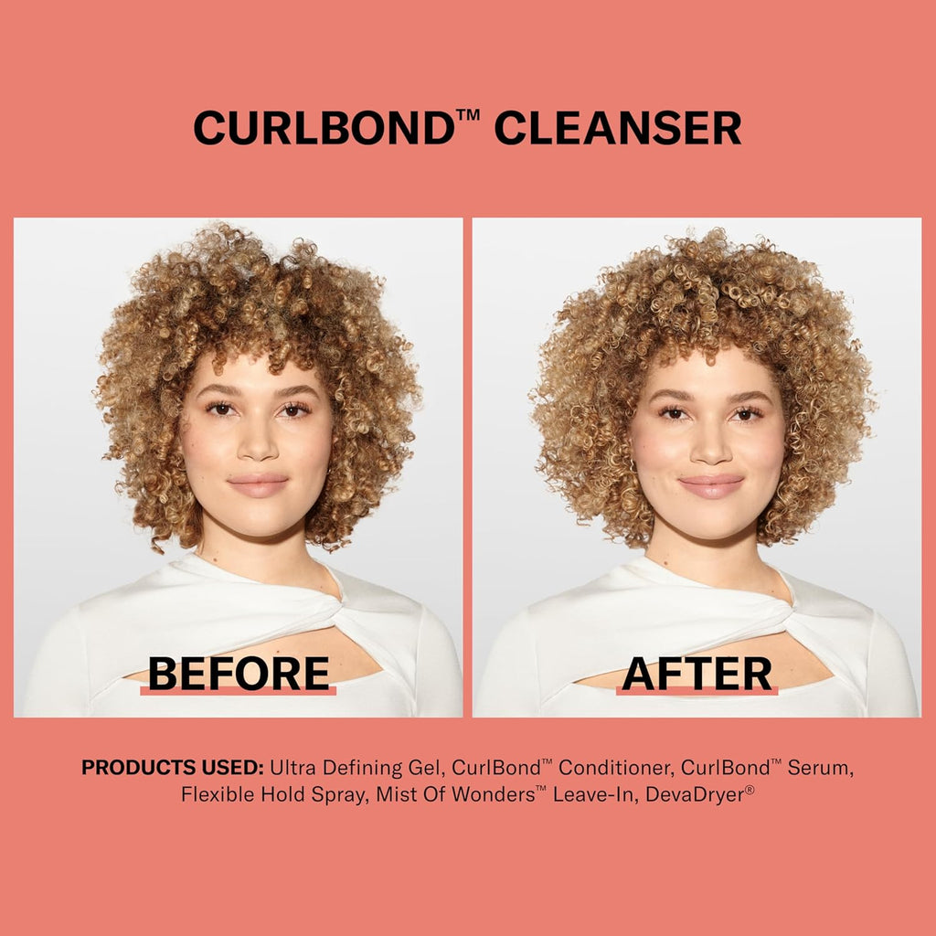 DevaCurl CurlBond Re-Coiling Mild Lather Cleanser Curly Hair 32 fl oz