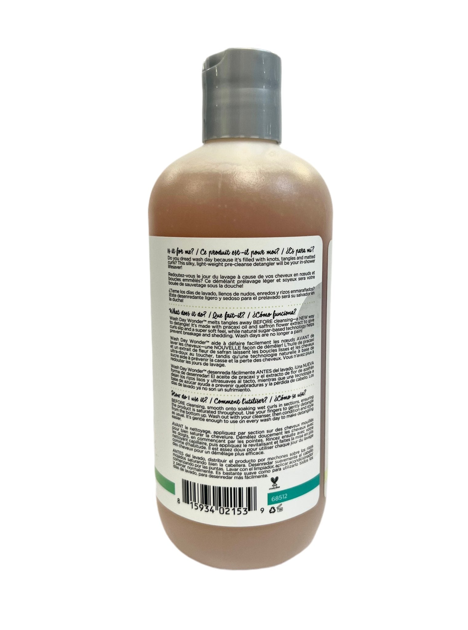 DevaCurl Wash Day Wonder Pre-Cleanse Slip Detangler 12 fl oz