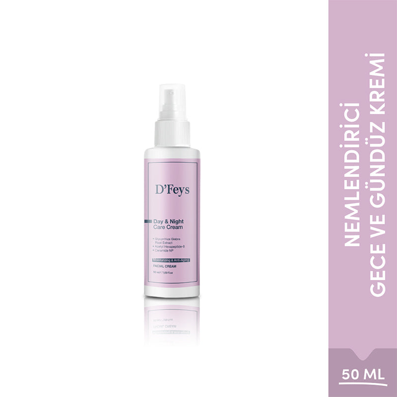 DFeys Day and Night Care Cream Hydrating Face Moisturizer 50ml