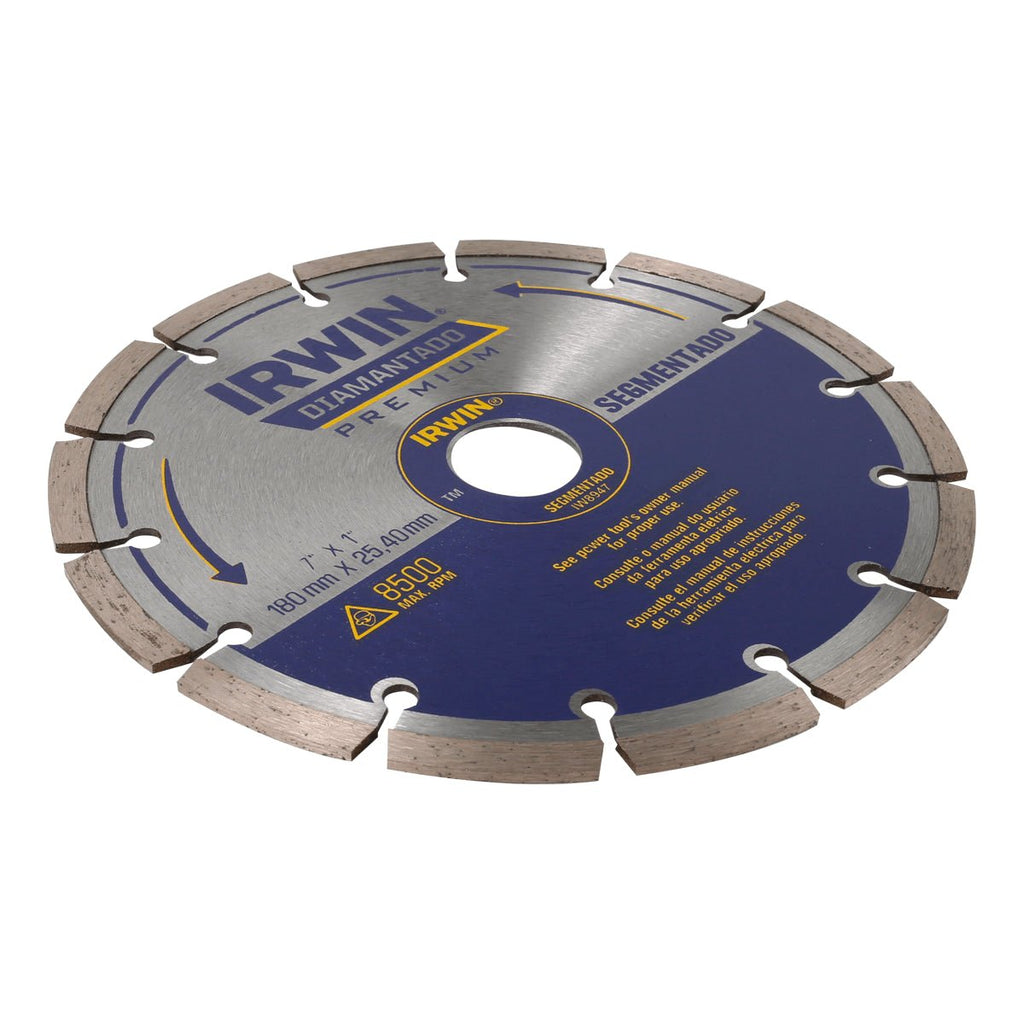 Diamond Irwin 7" x 1" / 180mm x 25.4mm Saw Blade