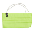 Dizaynmask Silver Ion Washable Fabric Mask Neon Yellow Size S