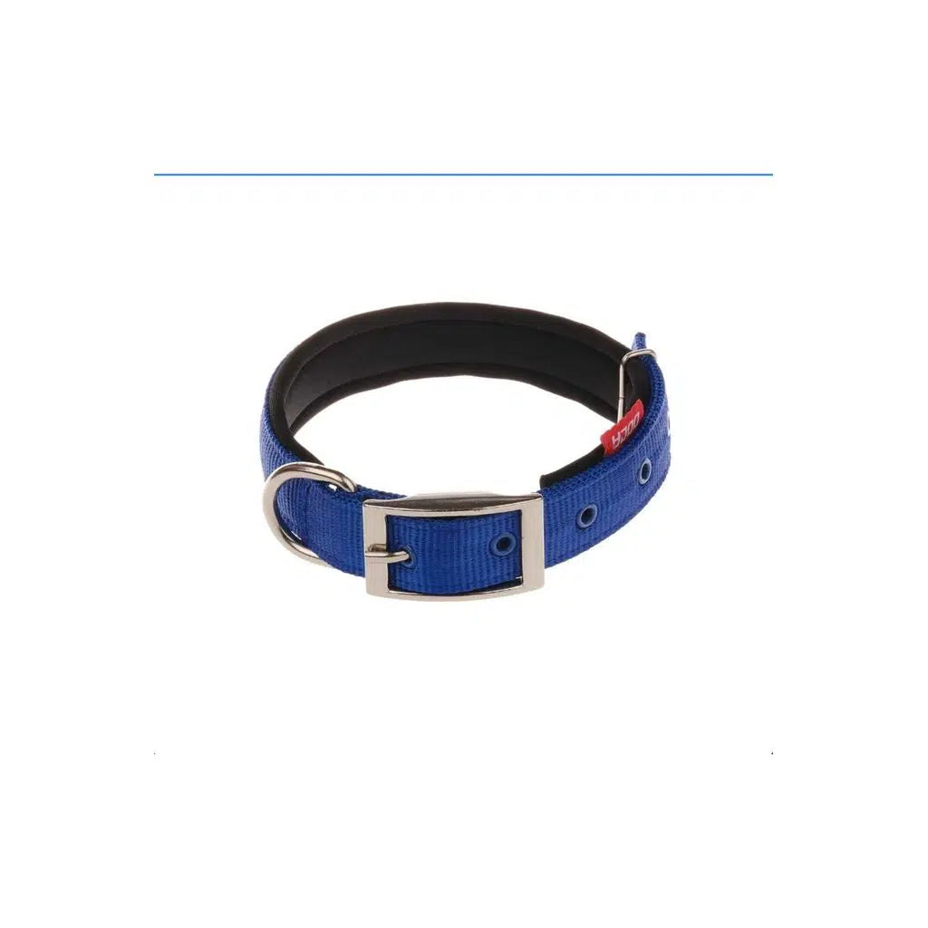 Doca Woven Soft Blue Dog Collar for Comfort 40cm
