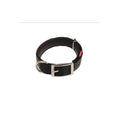 Doca Soft Woven Pet Collar in Black 45 cm