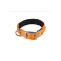 Doca Pet Soft Woven Orange Dog Collar 45 cm