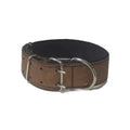 Doca Pet Dog Collar Durable Adjustable Design Milk Coffee 75 cm