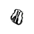Doggie ADGT Woven Dog Harness for Small Breeds Black