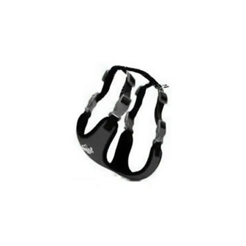 Doggie ADGT Woven Dog Harness for Small Breeds Black