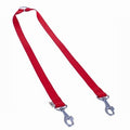 Doggie Red Woven Double Dog Leash Coupler 2.5x70-60cm