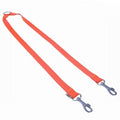 Doggie Woven Dual Dog Leash Coupler in Orange 2.5x70-60 cm