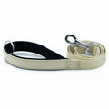 Doggie Comfort Woven Khaki Dog Leash for Large Breeds 2.5x120cm