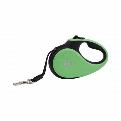 Doggie Soft Series Retractable Dog Leash Large Green