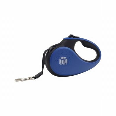 Doggie Soft Series XS Blue Retractable Dog Leash 1-4kg