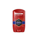 Old Spice Captain Deodorant Stick for Men - 50ml Masculine Scent, Long Lasting Odor Protection