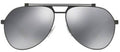 Dolce & Gabbana 2189 01/6C Black Metal Aviator Sunglasses 61mm
