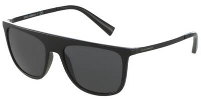 Dolce & Gabbana 6107 501/87 Black Square Sunglasses 55mm
