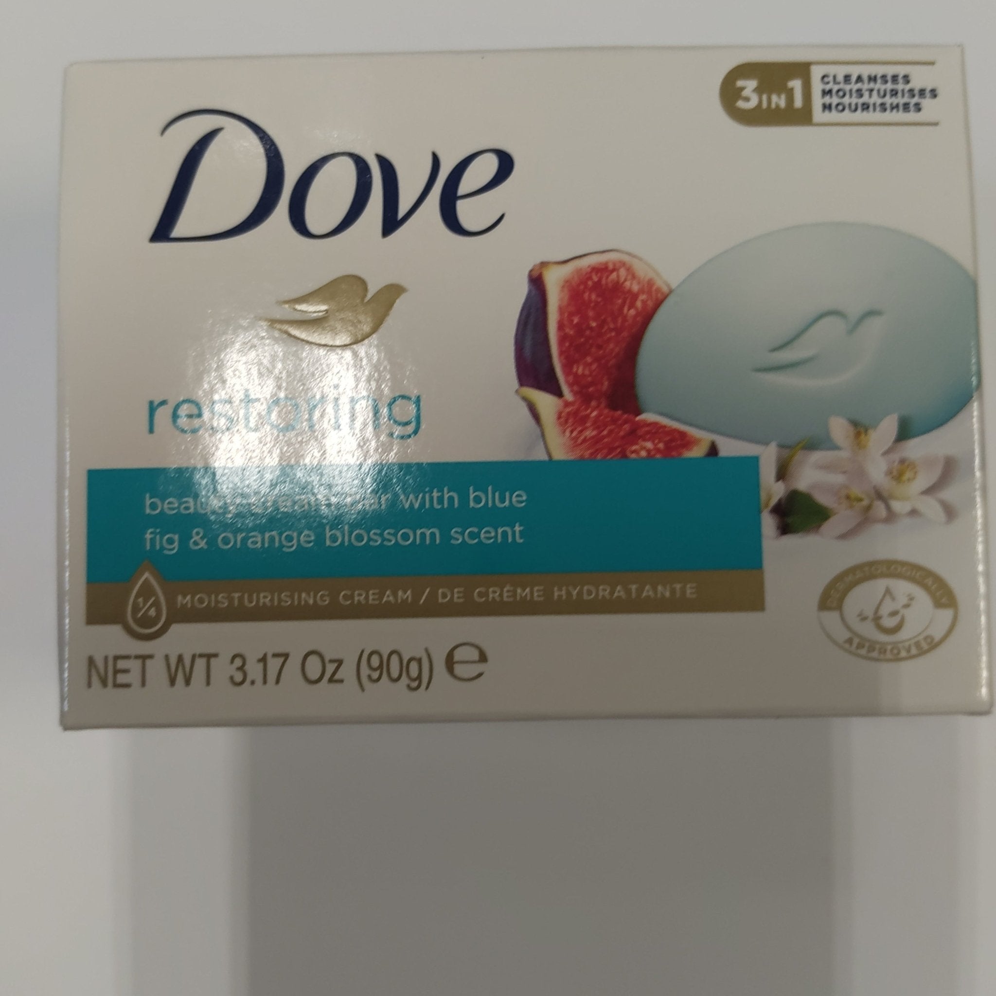 Dove Beauty Cream Moisturizing Bath Soap Bars 100 g (3.5 oz) Lot of 4 Bars