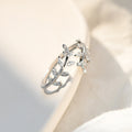 925 Sterling Silver Pavé Setting CZ Ring