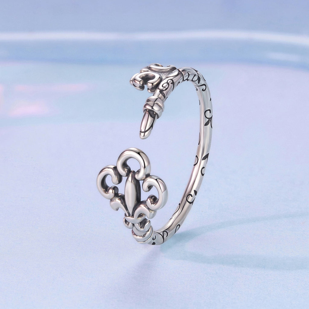 925 Sterling Silver Oxidized 0.14-0.8cm Ring for Women