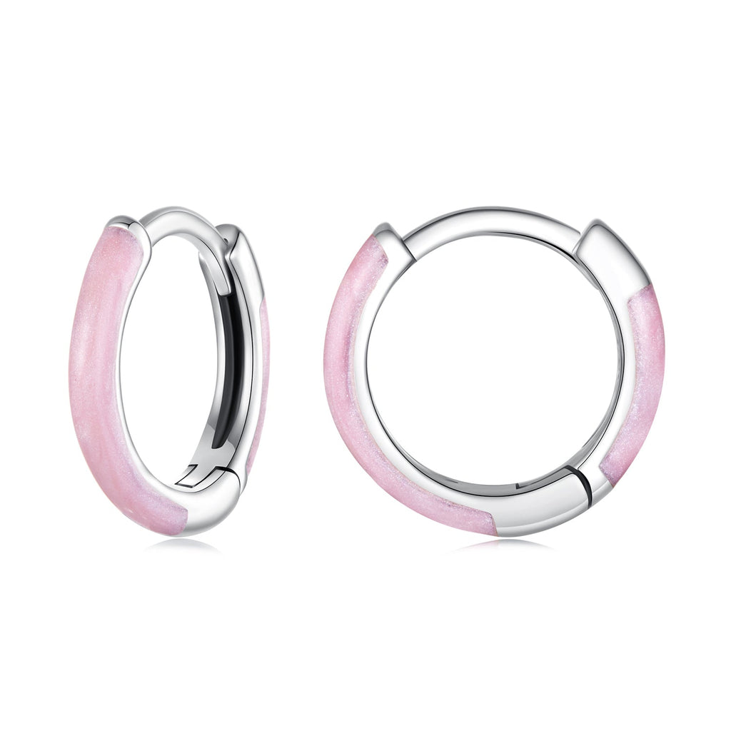 925 Sterling Silver Enamel Oxidized Earrings for Women