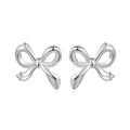 925 Sterling Silver Plated White Gold Earrings