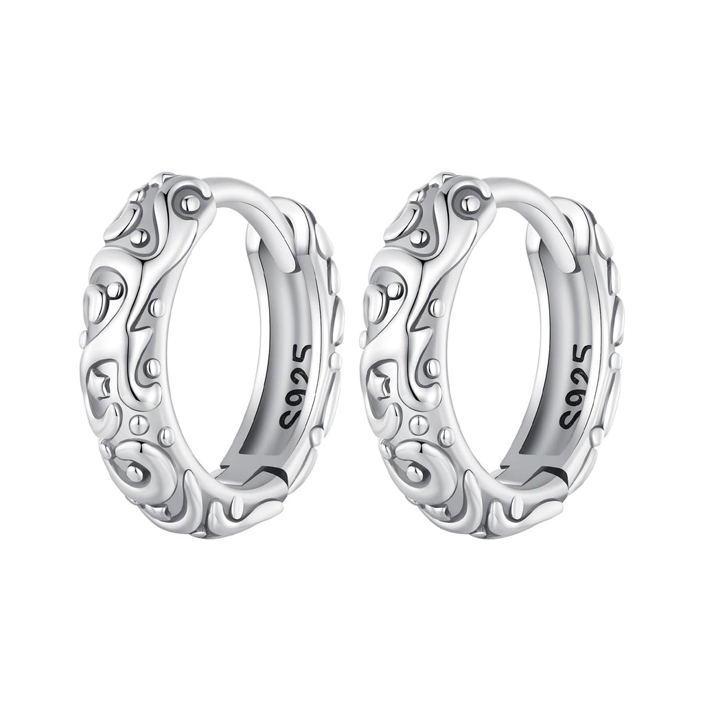 925 Sterling Silver Oxidized Earrings for Women